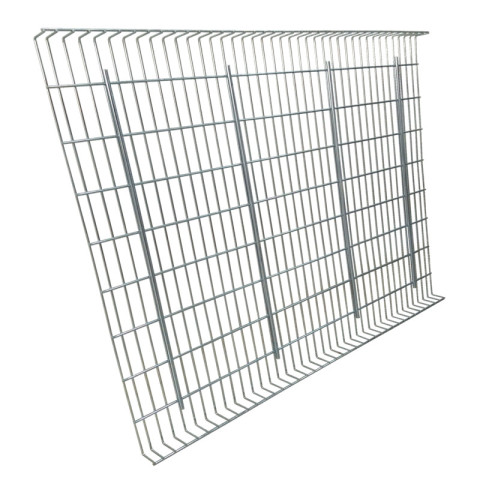 Wire mesh shelving for light duty load