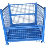 Powder coating steel cage