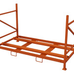 Foldable stack rack